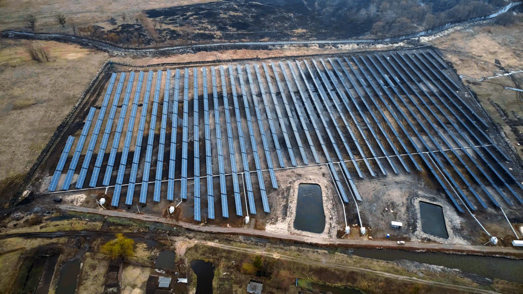 Solární elektrárna o výkonu 4,3 MW Charkovská oblast, UA