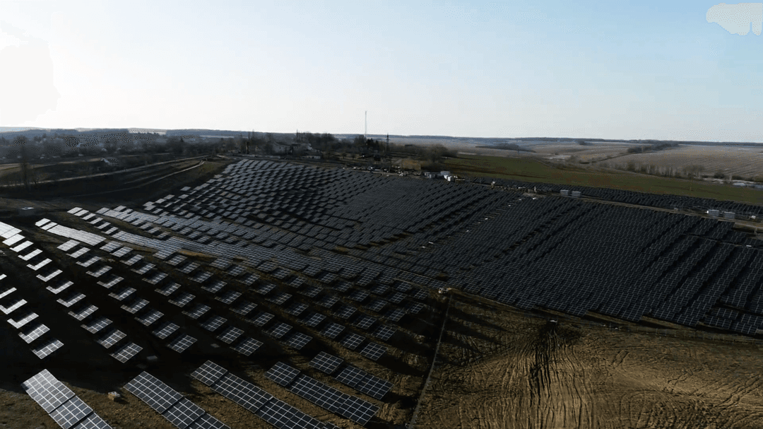 Solární elektrárna o výkonu 7 MW ve Vinnycké oblasti