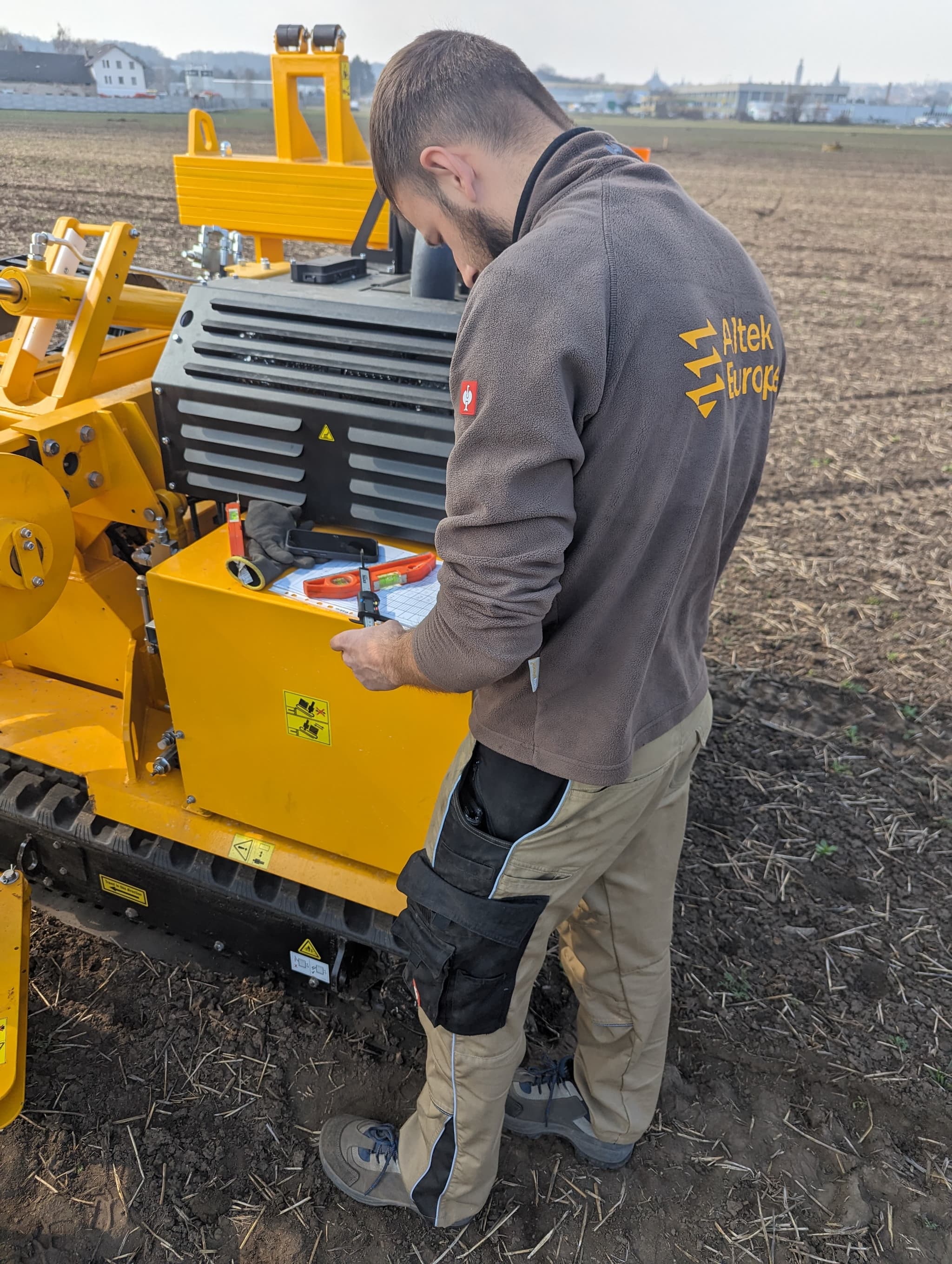 Tahové zkoušky pro solární elektrárnu Kutná Hora, ČR