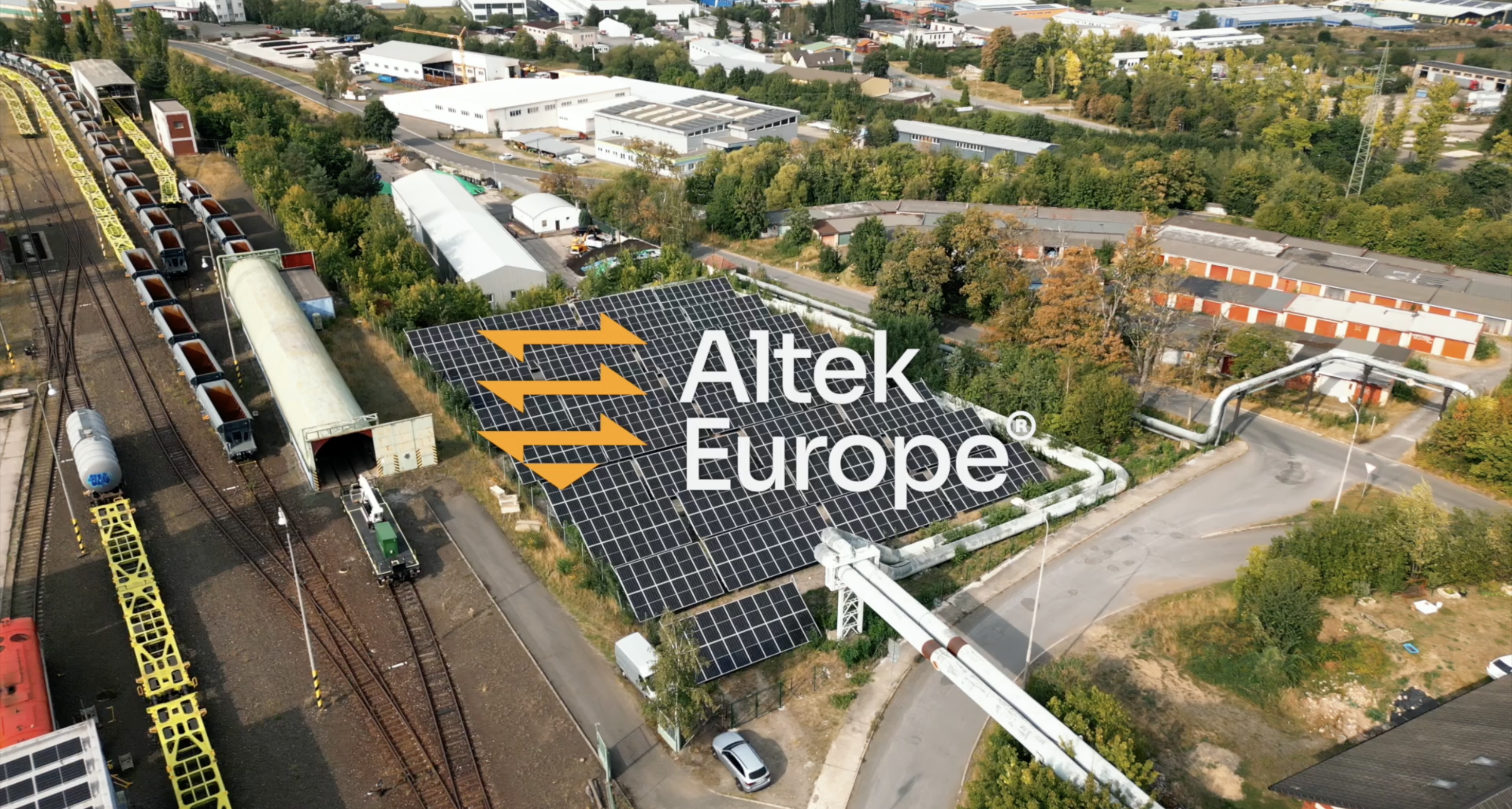 Solární elektrárna o výkonu 500 kW  Příbram, ČR