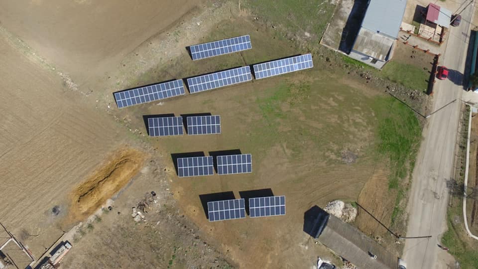Solární elektrárna na zemní vruty Kremenivce, UA